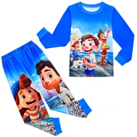 fashion new luca baby sleepwear clothing toddlr kids boys girls pyjamas children pajamas tops pants homewear outfit set