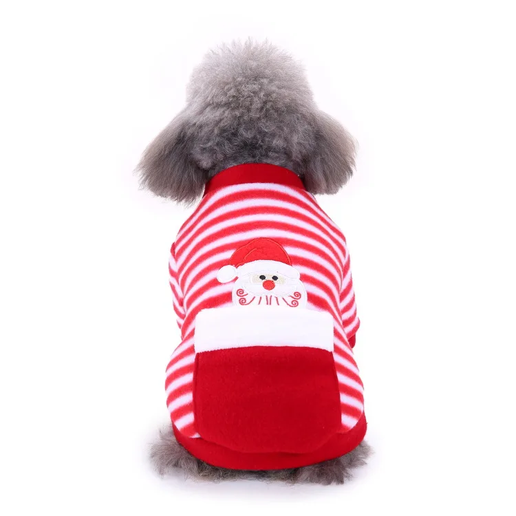 Трансграничной одежда с принтом в виде собак Рождественская Одежда для животных