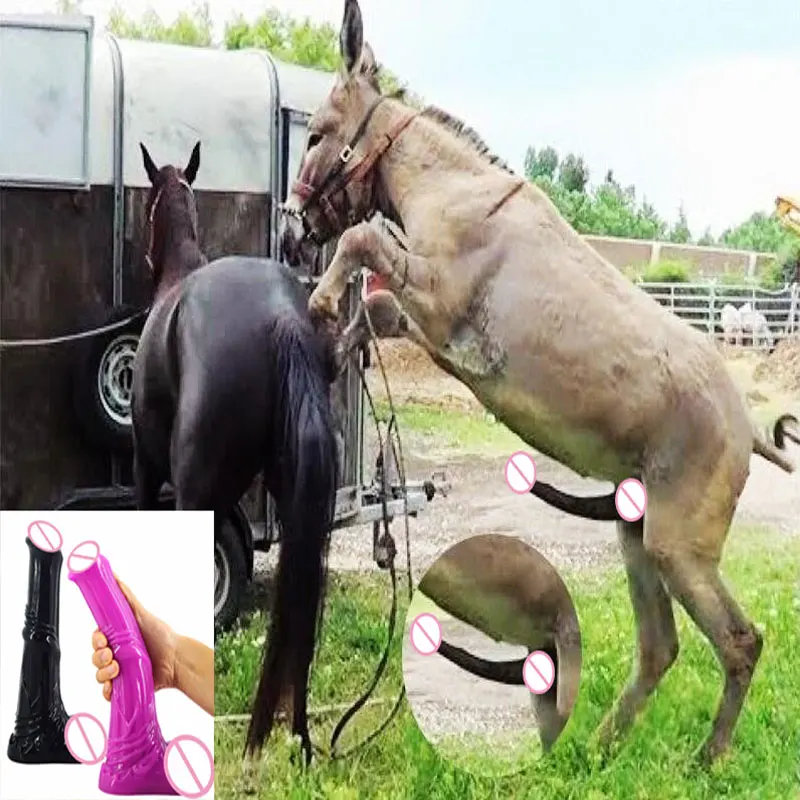 FAAK огромный животный конский дилдо Пенис с присоской Мягкие силиконовые