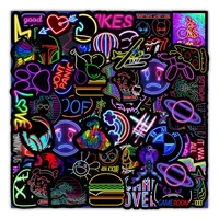 1050pcs neon cartoon stickers guitar laptop phone fridge skateboard travel luggage graffiti sticker kid toy
