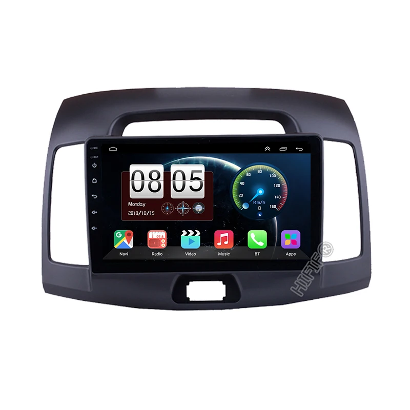 Автомобильный мультимедийный плеер Android 10 2 Din GPS Авторадио для Hyundai Elantra 2007 2008 2009 2010