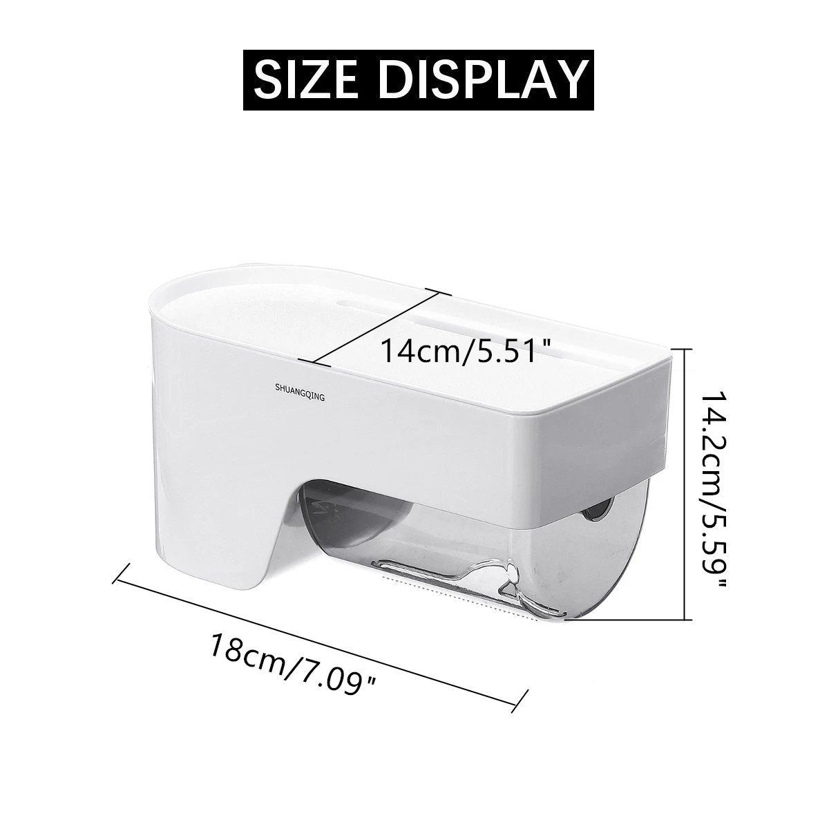 

New Self-Adhesive Toilet Paper Holder Wall Mounted Home Bathroom Tissue Box Organizer Storage Rack Holder Shelf Stand Waterproof