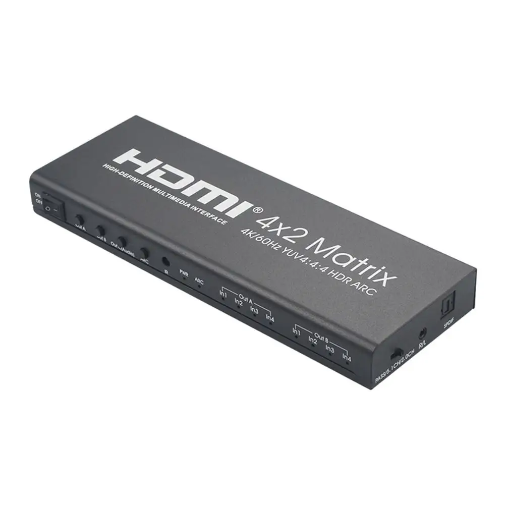 Инфракрасный пульт дистанционного управления для HDMI 2 0 4X2 4K/60 YUV4:4:4 HDR ARC без