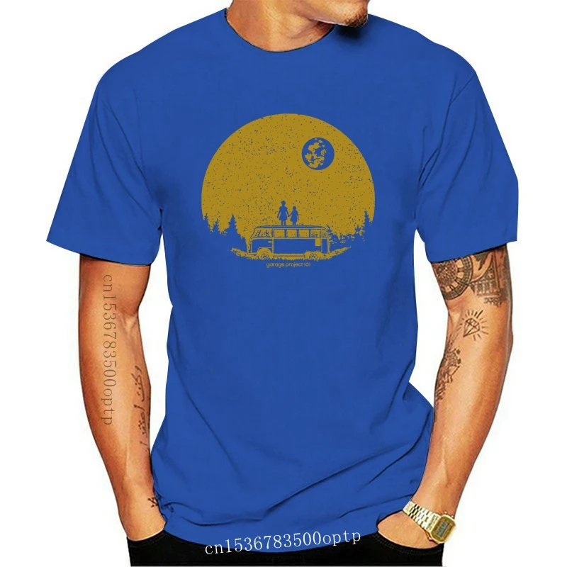 

New Tops Cool T Shirt Hello. Moon. Graphic Printed On Men T-Shirt