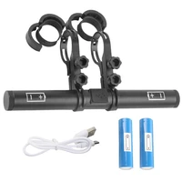 205mm aluminum alloy bicycle handlebar extender mountain bike bicycle with front light bracket lamp flashlight accessories