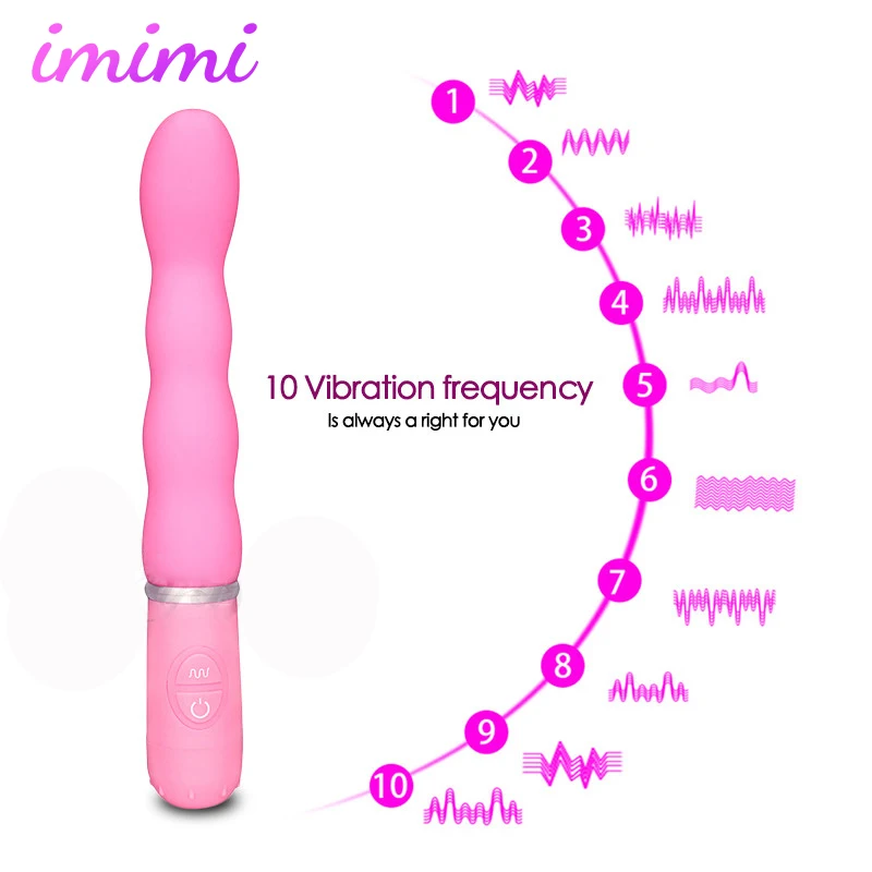 Фаллоимитатор вибратор интимный G Spot волшебная палочка Анальный Клитор