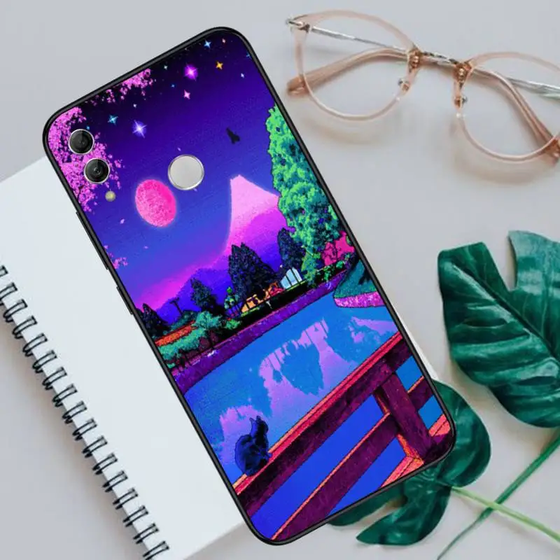 

Art Pixel Aesthetic Phone Case For Huawei Honor view 7a5.45inch 7c5.7inch 8x 8a 8c 9 9x 10 20 10i 20i lite pro