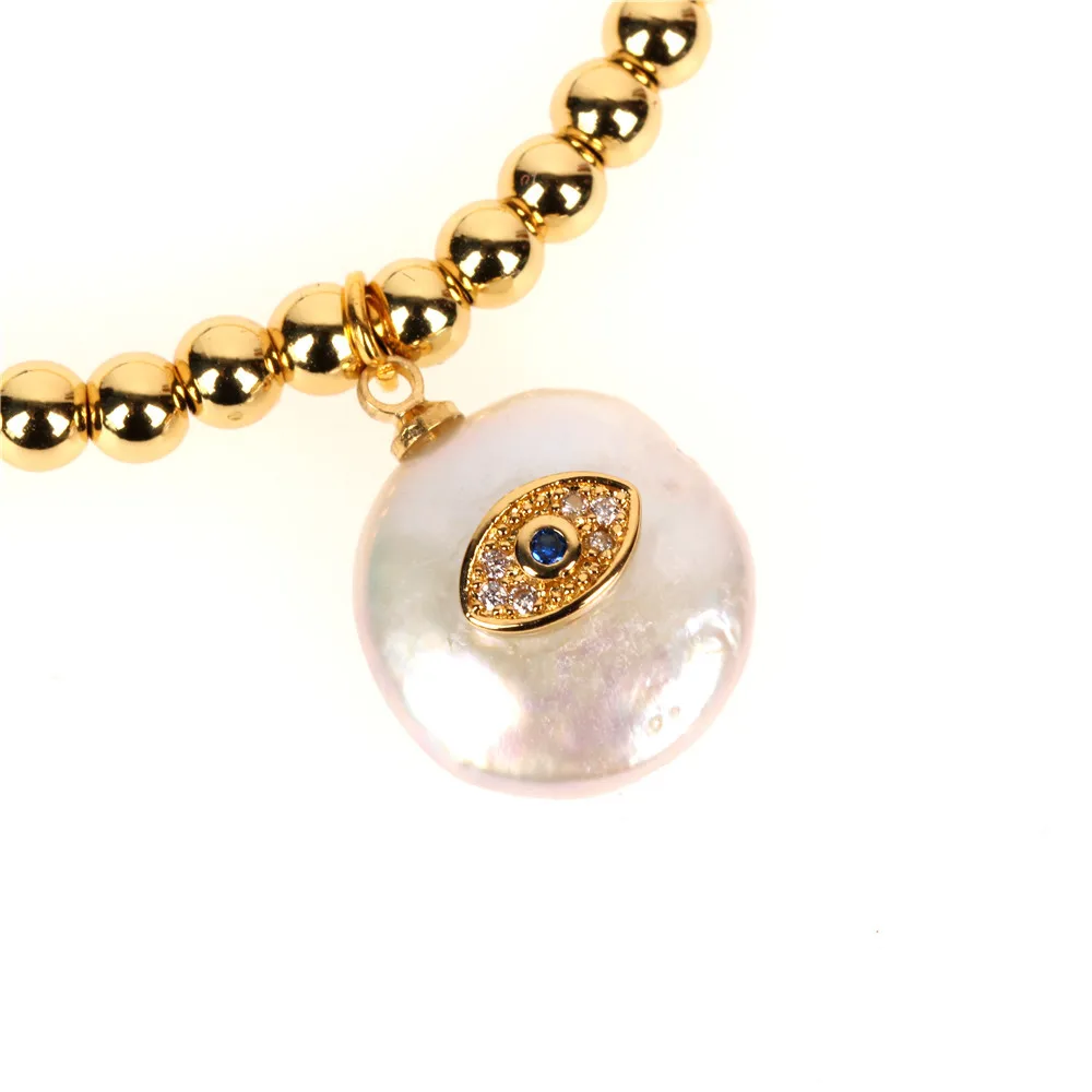 2019 новый браслет с подвеской регулируемый в стиле барокко золотым бисером из