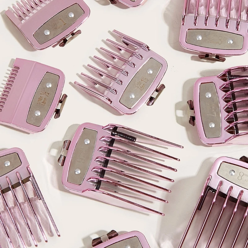 

10PCS Hair Clipper Guide Comb Set for Hair Clippers Limit Combs Clipper Guards M76F