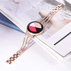 Браслет металлический женский для Galaxy Watch 4, ремешок для Samsung Galaxy Watch 4 Classic 46 мм 42 мм, 20 мм 44 мм 40 мм