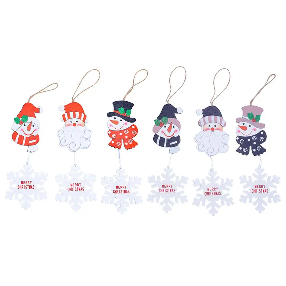 3 штуки Деревянный милый кулон ремесла семья праздник украшения для