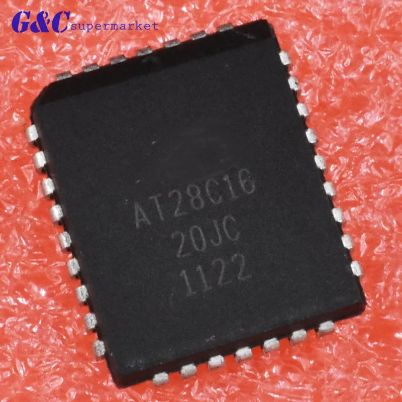 1/5 шт AT28C16-20JC инкапсуляции: PLCC x8 EEPROM 32 контакта diy Электроника | Электронные