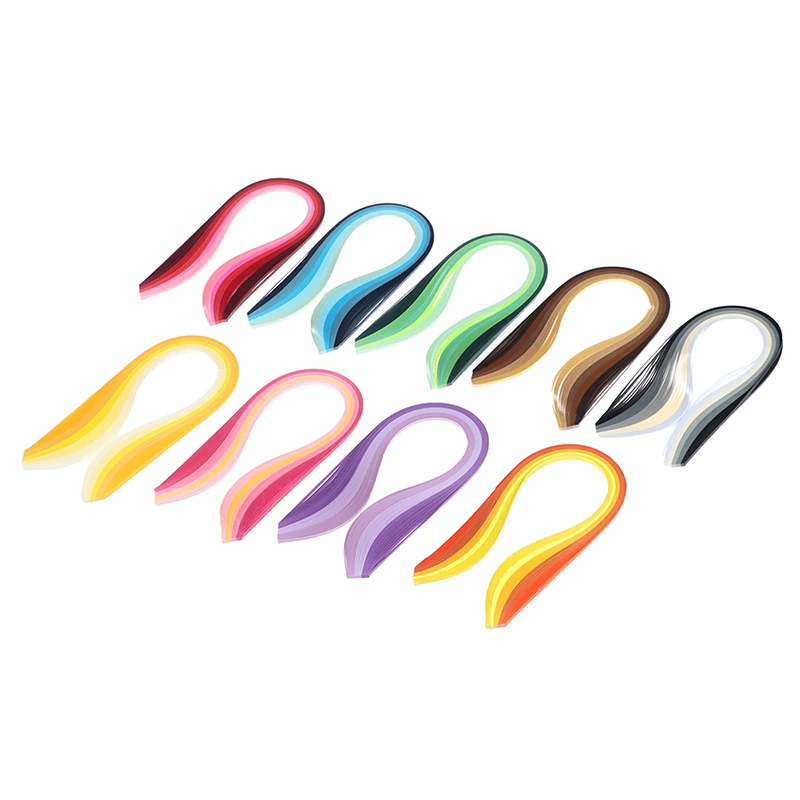 

100Pcs 3mm 39cm Rainbow Paper Quilling Strips Set Flower Gift Paper For Craft DIY Quilling Tools Handmade Paper Decoration