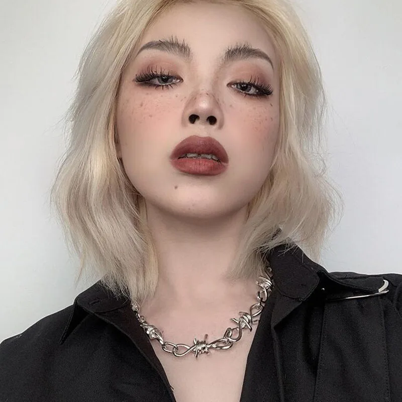 Hip Hop Thorns Waist Chain Trouser Metal Belt Women Rock Punk Men Pants Jeans Jewelry |