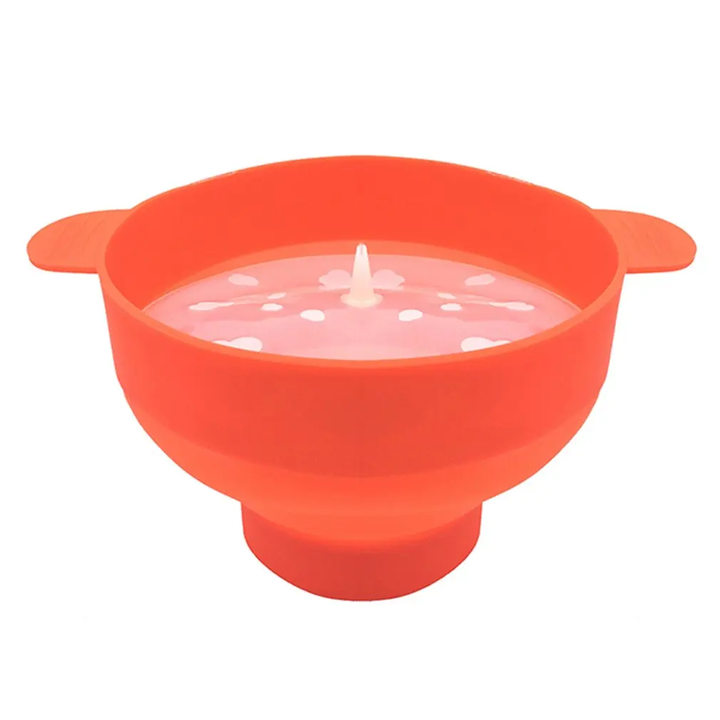 Силиконовая чаша для попкорна складное ведро микроволновой печи большая