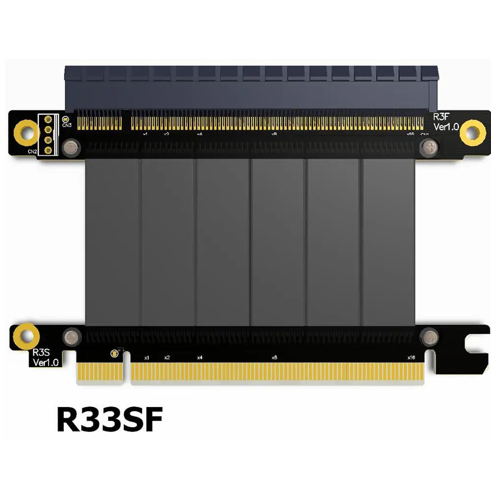 Переходная карта PCI Express Gen3.0 PCI-E 16x к PCIe 3 0x16 переходник графическая ленточный