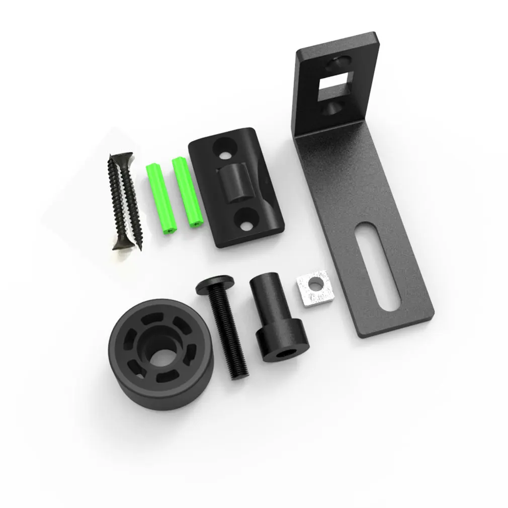 Регулируемая направляющая для раздвижного пола настенное крепление двери сарая