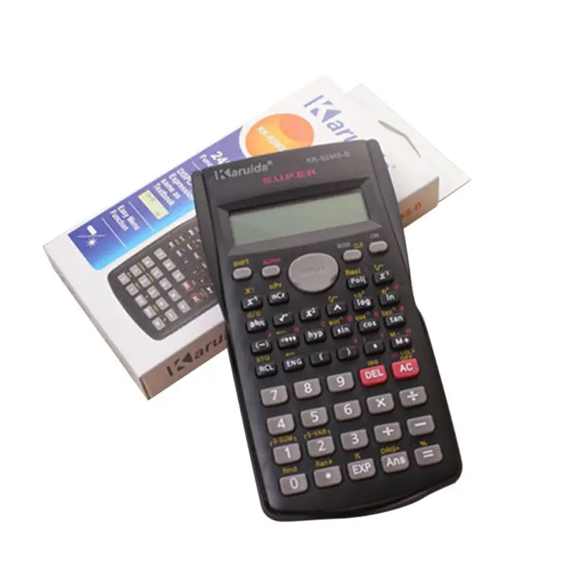 

Portable Multi-functional School Engineering Scientific Calculator Students Stationary Examination Calculating Tool Supplies