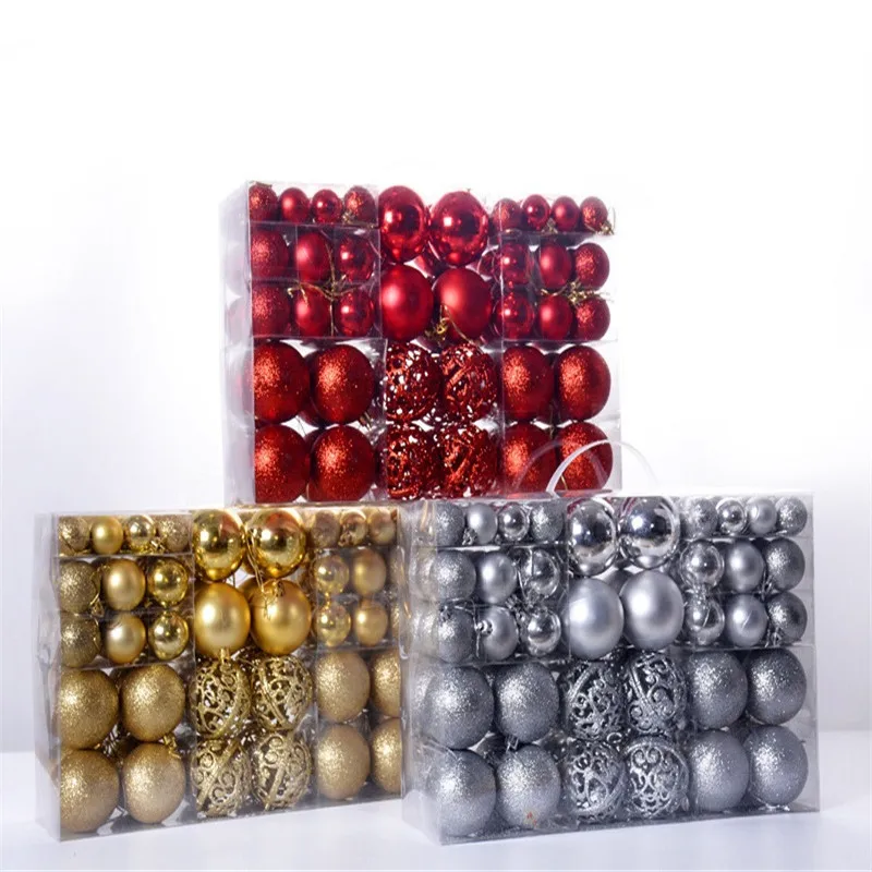 100Pcs Рождественская елка Декоративный Шар Подвесные безделушка украшение для
