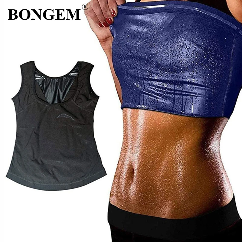 Неопреновая рубашка для пота сауна тренировочный жилет формирователь тела талия