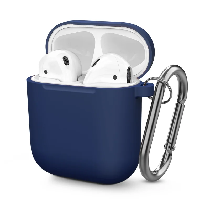 Мягкий силиконовый чехол для наушников Apple AirPods с защитой от пыли|Аксессуары