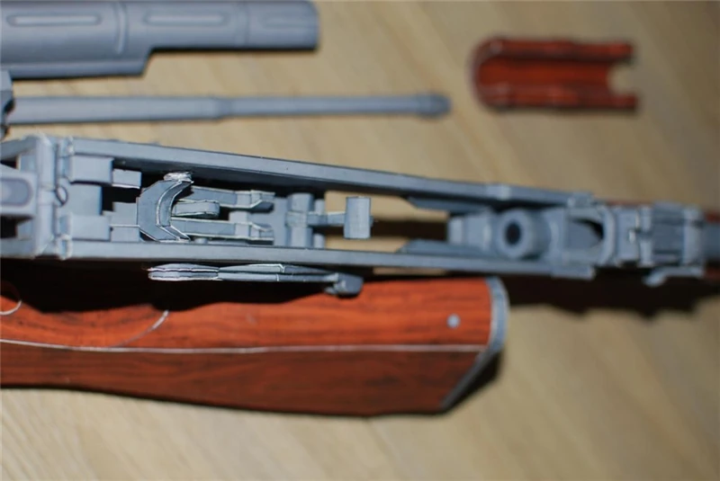 Масштаб 1:1 87 см модель оружия AKM AK47 бумажная игрушка сделай сам 3D карточка военная