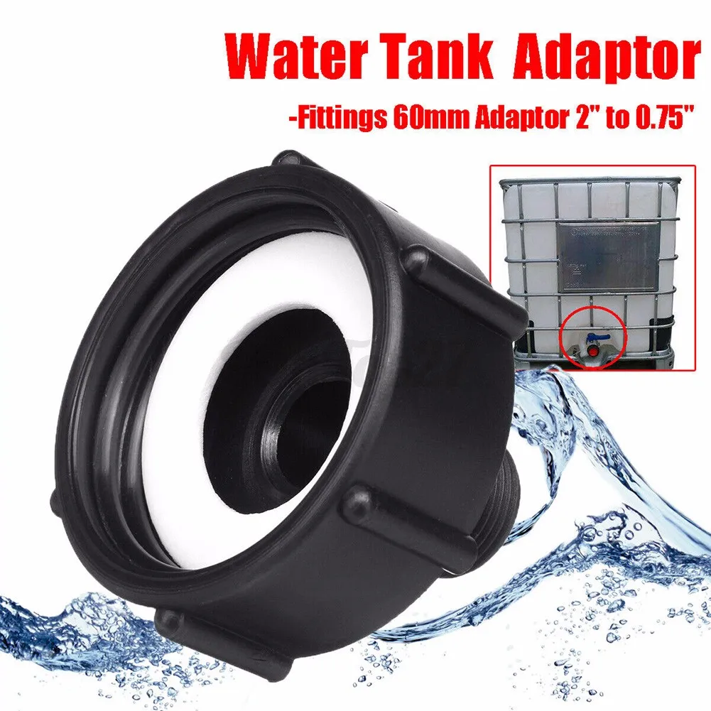 

58mm IBC Tank Adapter Fine Teeth To 54mm Coarse Teeth For Valve Garden Water Tan Garden Water Tank Connector