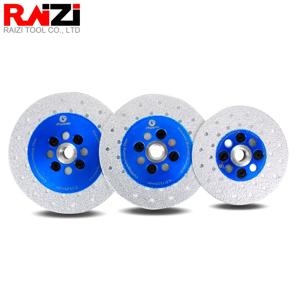 

Алмазный шлифовальный диск Raizi 100/115/125 мм M14, двухсторонний гранитный мраморный камень, шлифовальный круг, лезвие для пилы с вакуумным паяние...