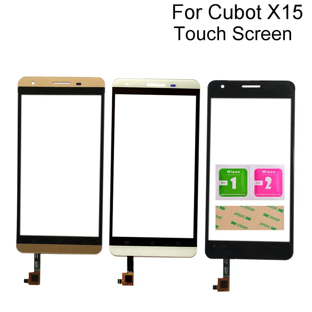 

Сенсорный экран для смартфона Cubot X15, сенсорный экран, стеклянная панель, инструменты для ремонта объектива телефона, клейкие салфетки 3 м
