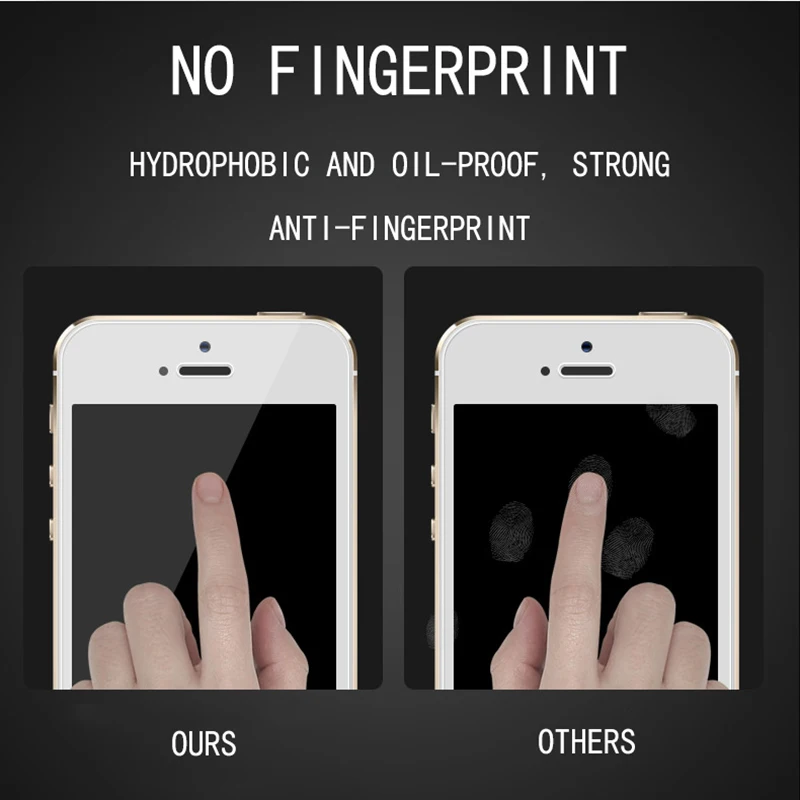 9h protective tempered glass on the for iphone se 5 5s 5c screen protector film glass for iphone 5 s c se 2016 explosion proof free global shipping