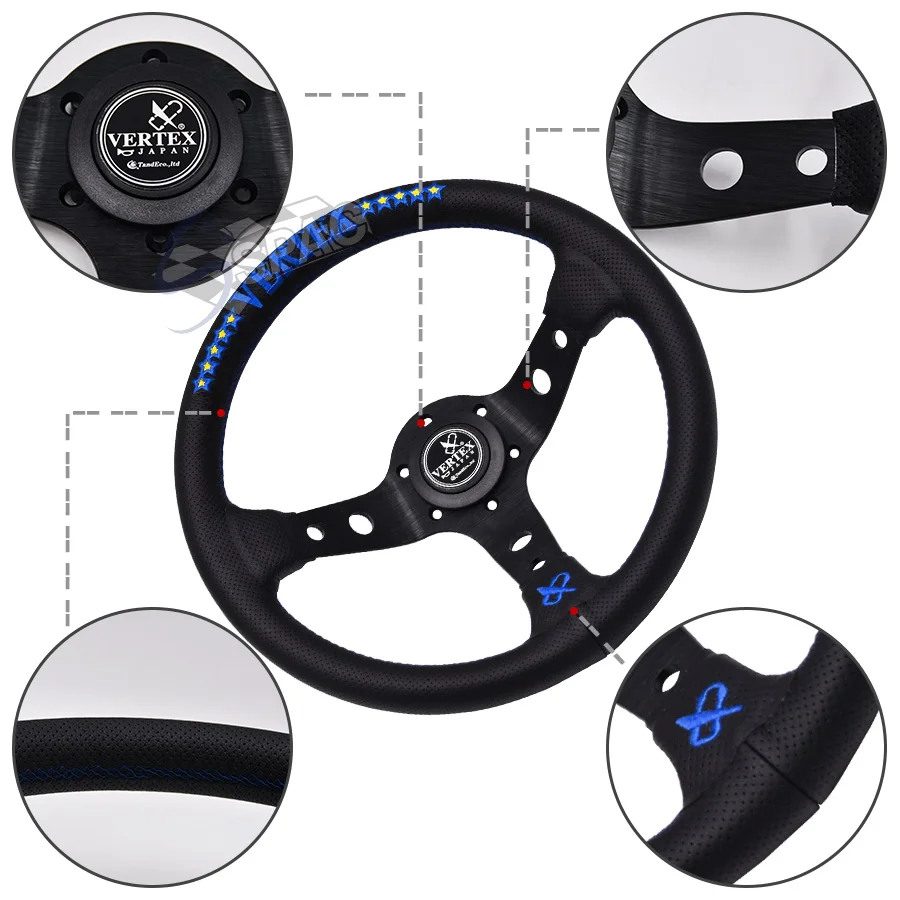 Спортивный руль для дрифтинга Deep Dish 330 мм гоночный автомобиль | Автомобили и