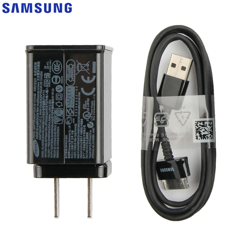 Оригинальное Адаптивное зарядное устройство для планшета samsung Galaxy P6800 GALAXY Tab 7,7 P6210 P7310 Note 10,1 N8010 P7510 P6200 P3100