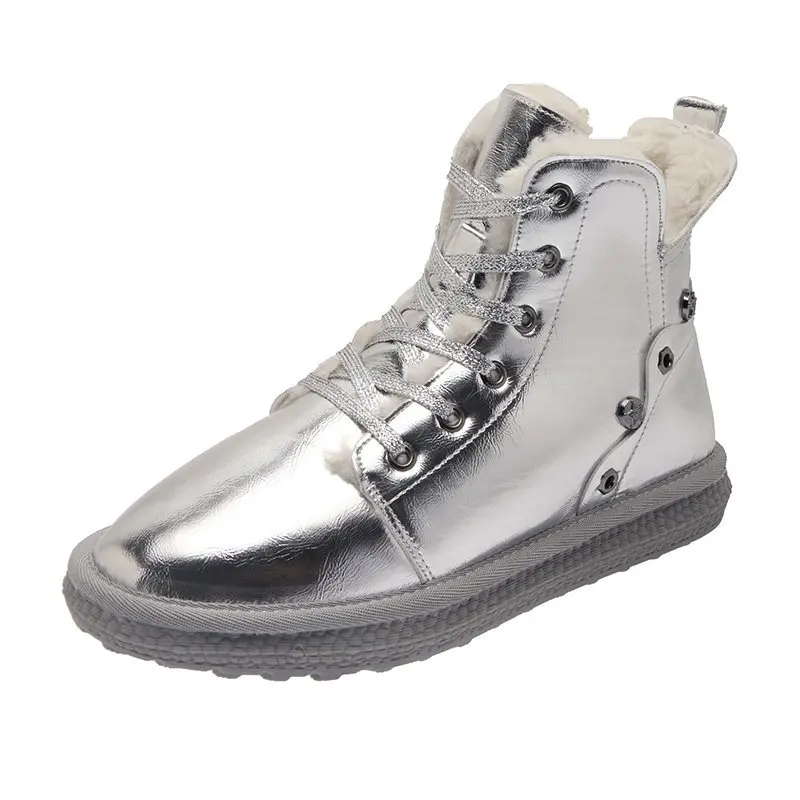 

2020 Women Ankle Boots Round Toe Pu Leather All Match Square High Heel Fashion Winter Shoes Women Boots Botas Mujer