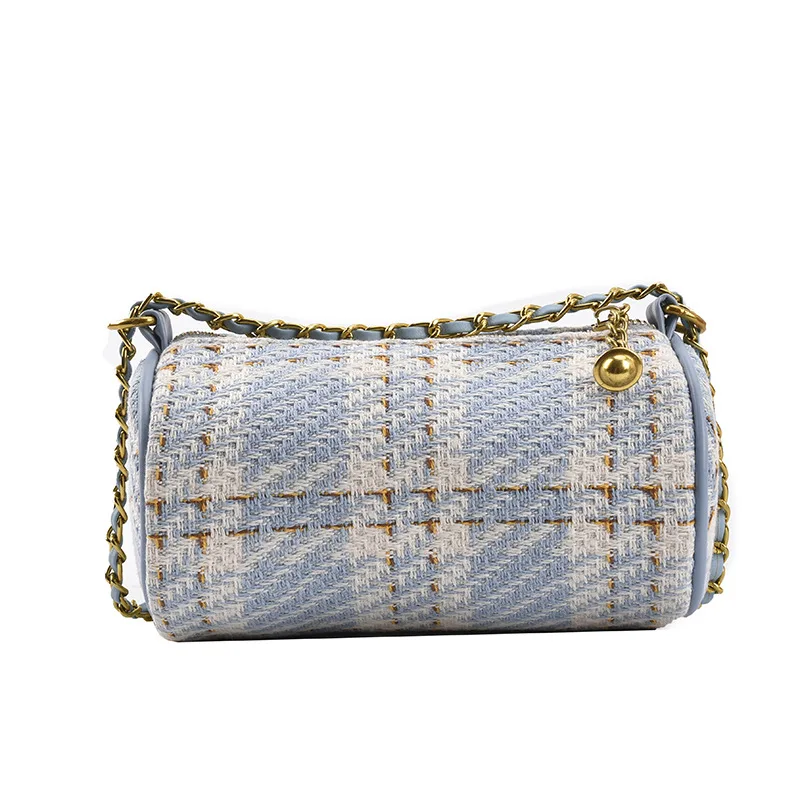 

2021 New Trendy Fashion Chain Shoulder Underarm Bag Crossbody round Bag