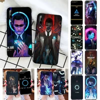detroit become human rk800 connor phone case for huawei honor 7a 7c 8 8x 9 10 20lite fundas coque bumper for honor 10i 20i capa