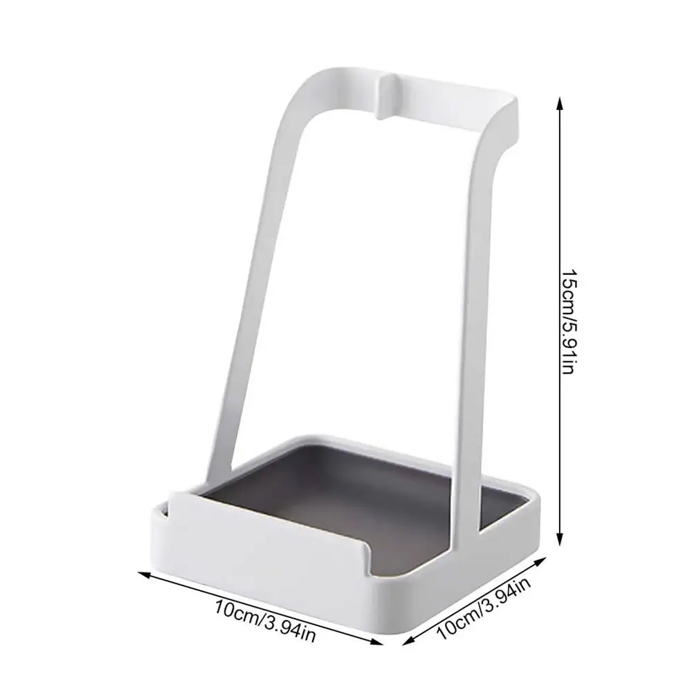 

Home Ladle Holder Storage Soup Spoon Tray Lid Stand Spatula Organizer Kitchen Utensils Rack Pot Cover Shelf