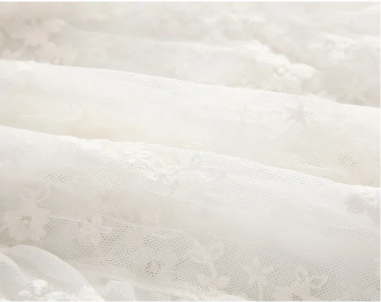 Белая сексуальная ночная рубашка с открытой спиной вышитая Цветочная кружевная