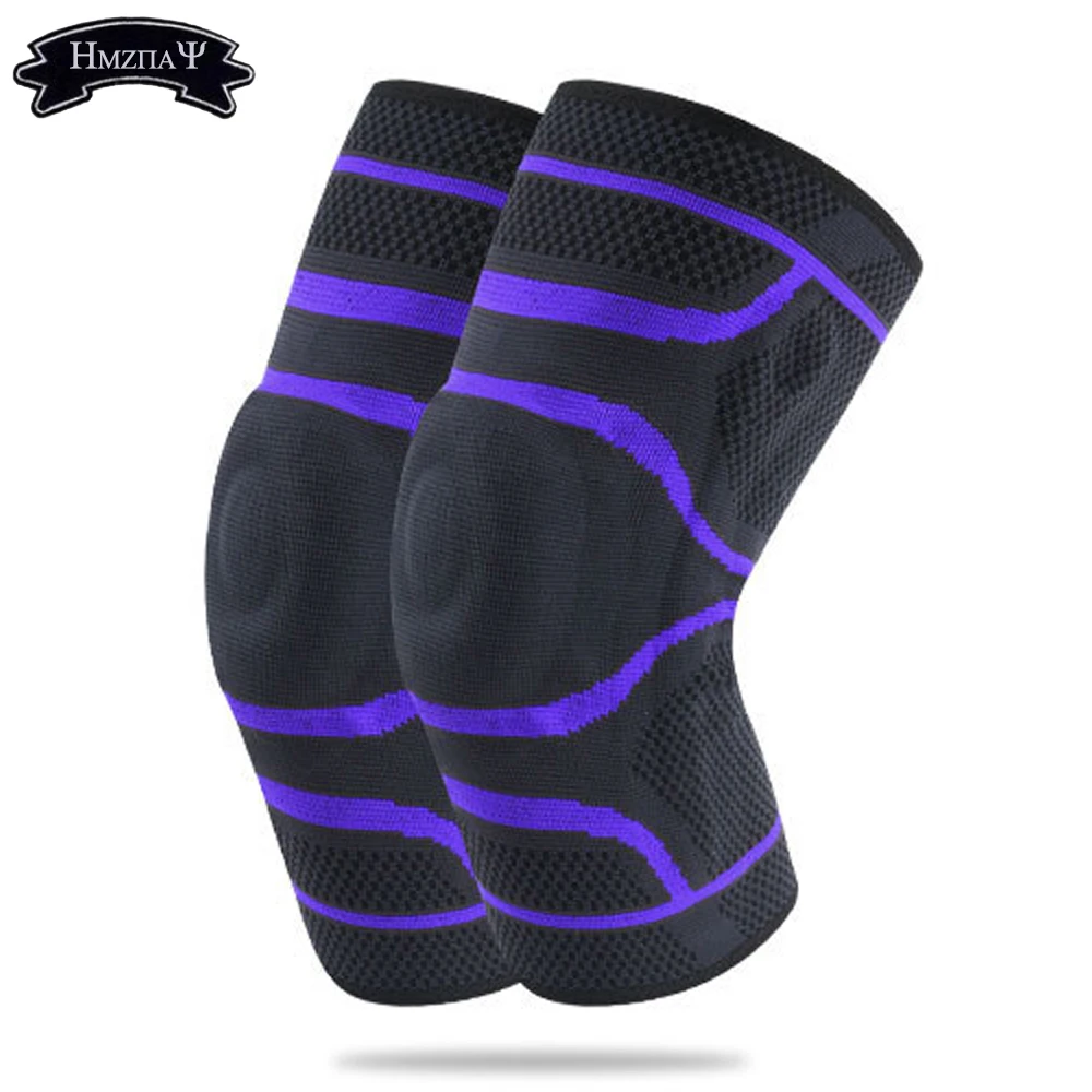 

1PCS Sports Knee Pads Silicone Spring Support Pat Bone Medial Protector Meniscus Compression Protection Sports Protective Gear