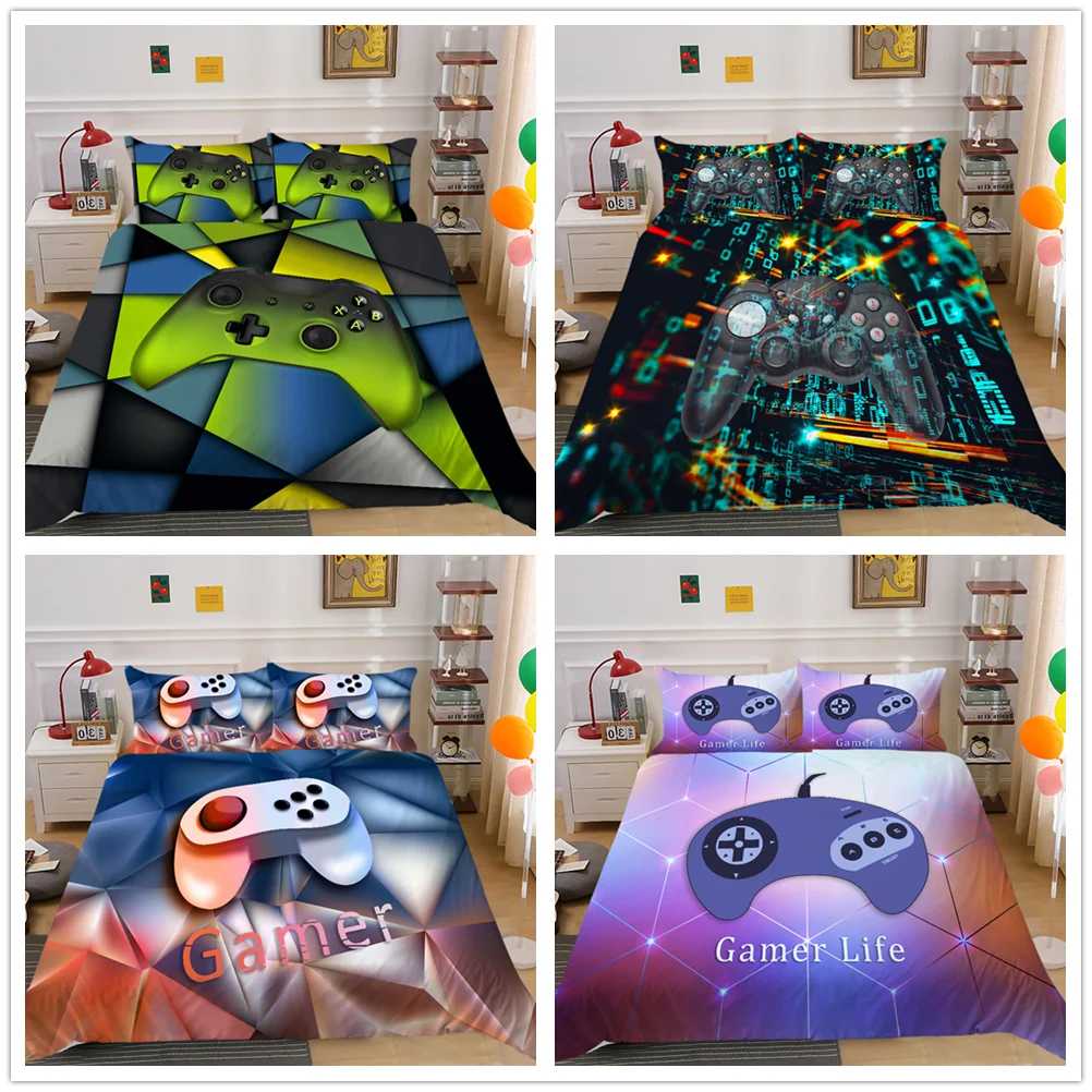 

3D Bedding Set Xbox Duvet Cover King Queen Size Cartoon Boys Girls Comforter Covers Home Textile Creative Bed Gift