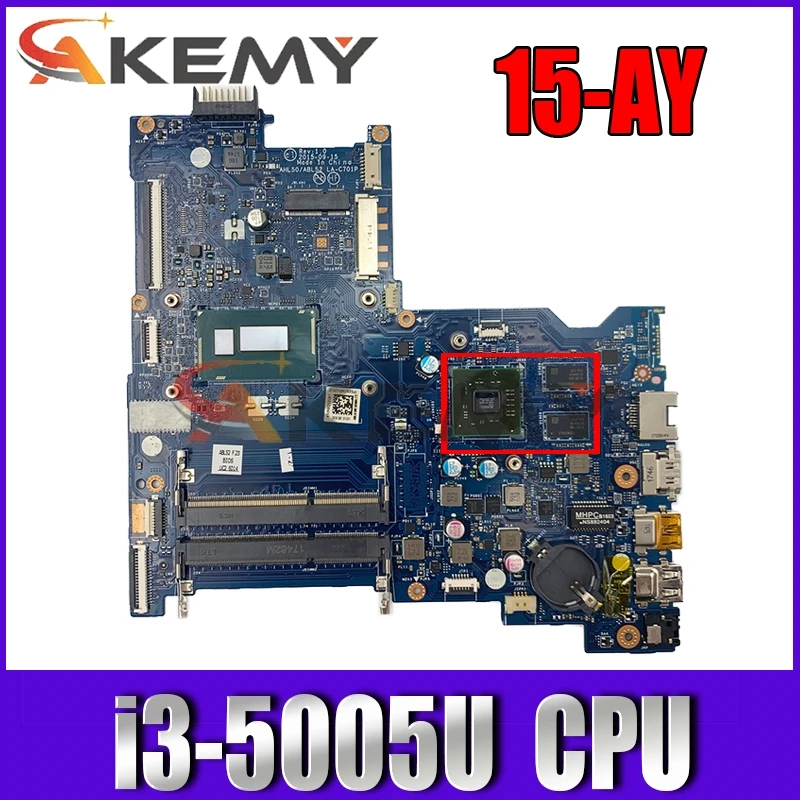 

854940-601 854940-001 аккумулятор большой емкости для HP 15-AY 15-AC 15-BD Материнская плата ноутбука BDL50 LA-D703P/LA-C701P Процессор i3 5005U DDR3 100% тесты работы