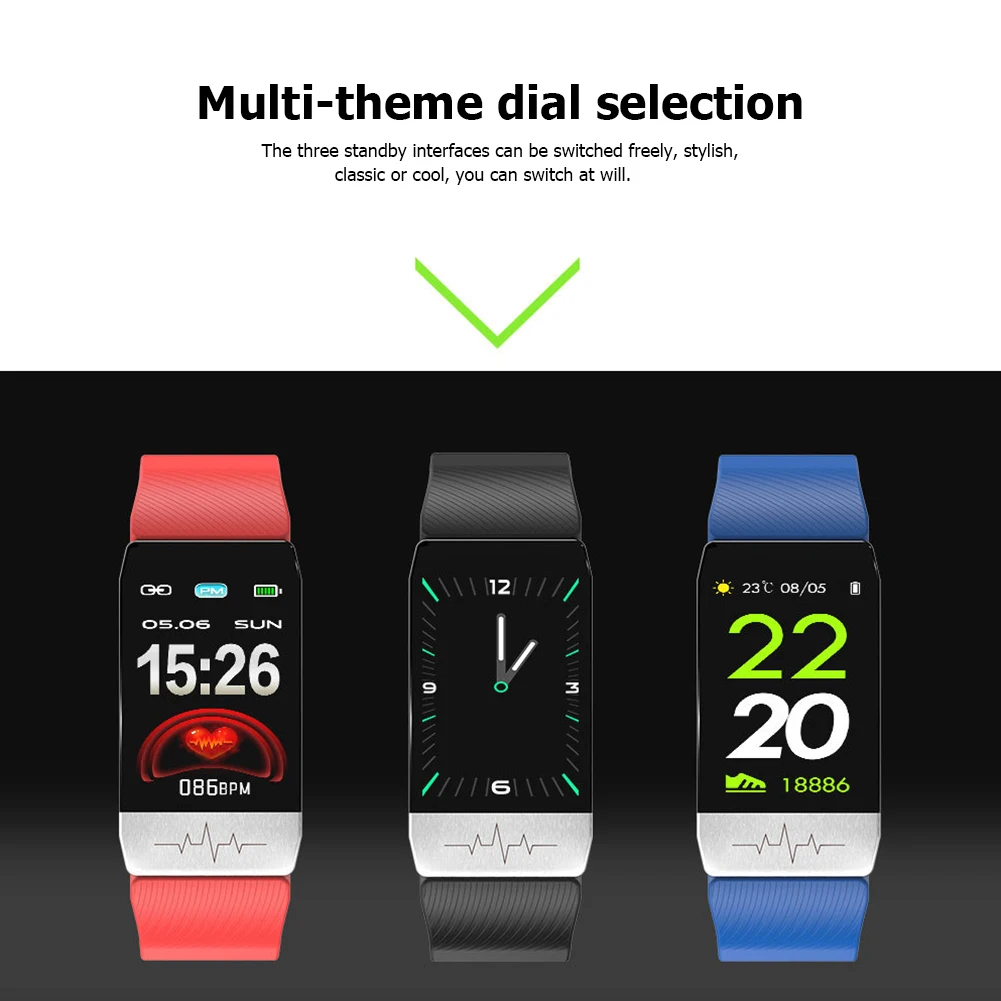 Смарт часы T1 для мужчин и женщин фитнес браслет с измерением температуры тела