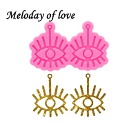 glossy eye earrings mold silicone resin mould diy handmade for epoxy jewellery making tools dy0733