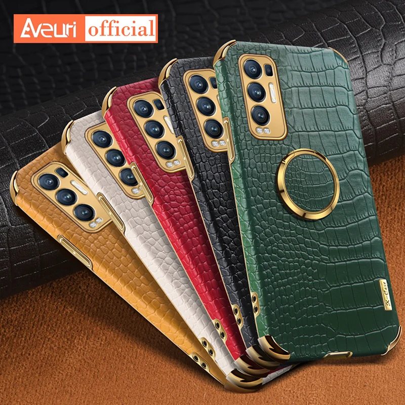 luxury pu leather phone case for oppo reno 4 5 lite 6 pro plus 4z 5z a54 a74 a94 cover case for realme gt neo 7 5g 8 pro c15 c21 free global shipping