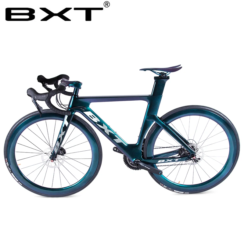BXT Bicicleta T800 карбоновый дорожный велосипед 2*11 скоростной гоночный с карбоновой