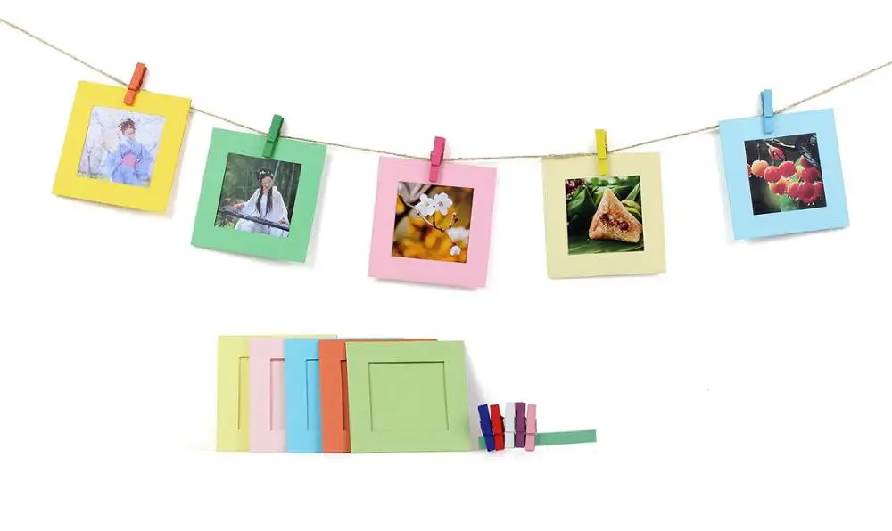 Фоторамка настенные рамки зажим строка веревка 3 в 1 для ЖК-дисплея с подсветкой