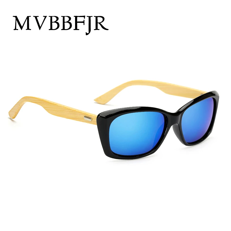 MVBBFJR классические бамбуковые женские солнцезащитные очки ручной работы мужские деревянное зеркало тенты очки Квадратные брендовые дизайнерские Винтажные Солнцезащитные очки UV400