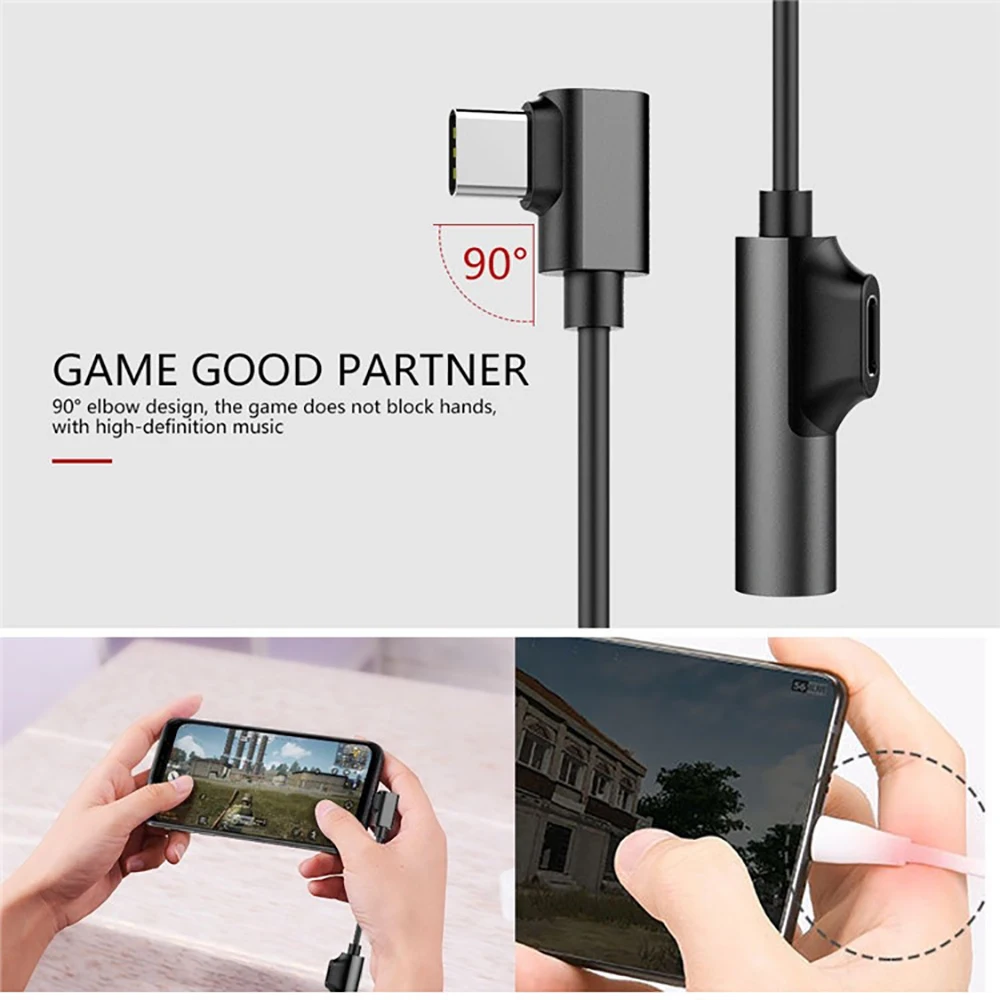 Переходник с USB C на разъем 3 5 мм кабель типа сплиттер OTG для Xiaomi Samsung Huawei P30 Pro