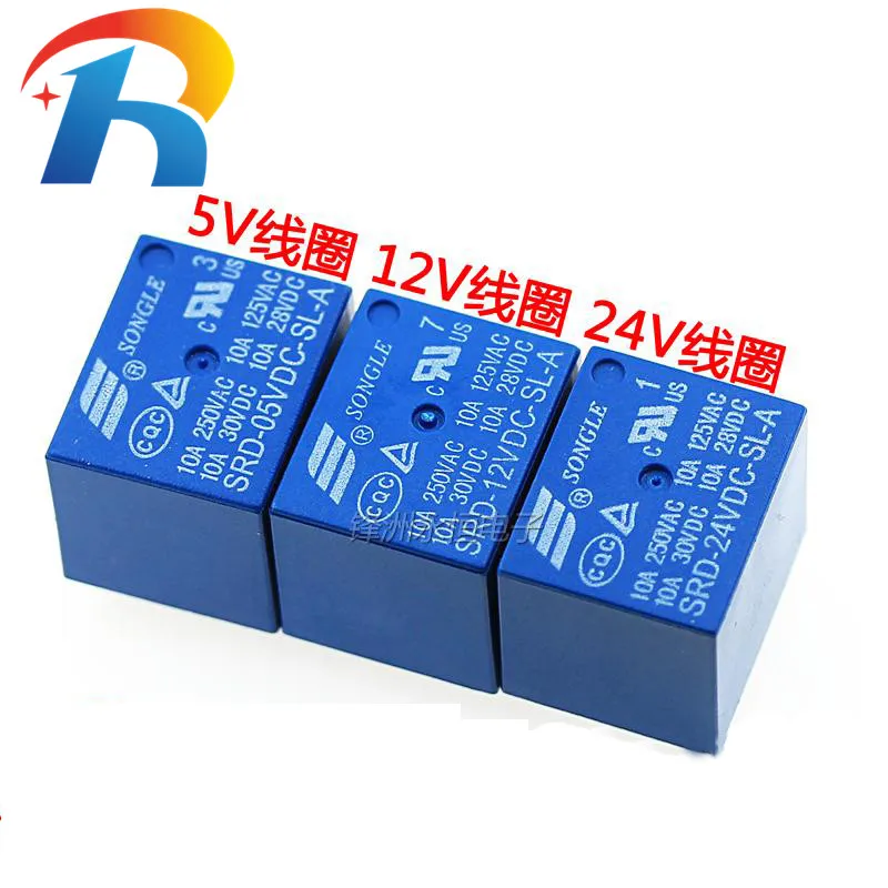 5 шт./лот 4pin 5pin реле SRD 05VDC SL A 12VDC 24VDC 05в 12В 24В 48В|Реле| |