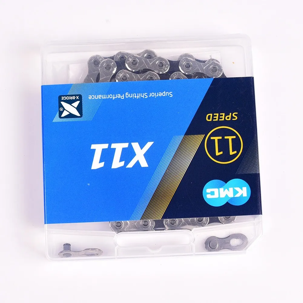 

KMC X11 11-Speed Stretch-Proof Bike Chain 118L X11.93 Bicycle Chains Suit For All 11-speed Road And Mountain Bicycle Drivetrains