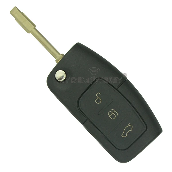 

Remtekey Flip remote car key for Ford ID60 chip 3 button 433 mhz FO21 car key